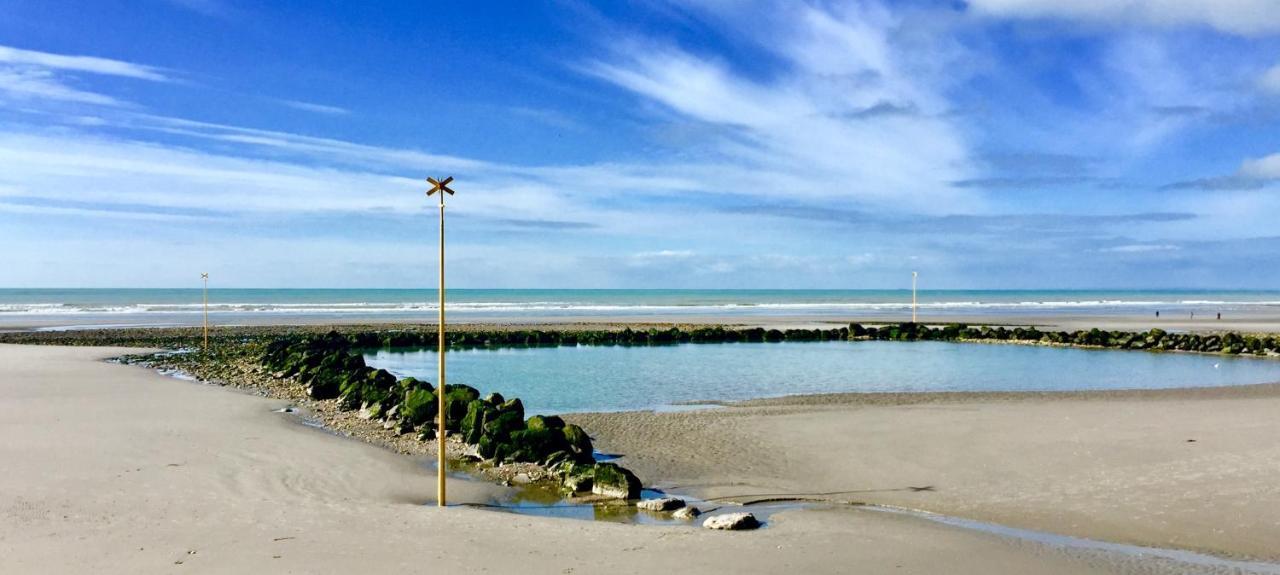 Joli Studio Proche Plage Et Centre Avec Parking Wimereux Exteriör bild